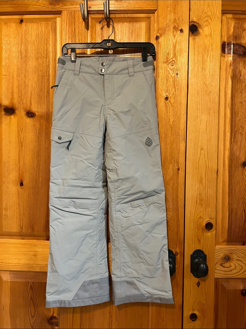 Stio Kids Light Gray Cargo Snow Pants